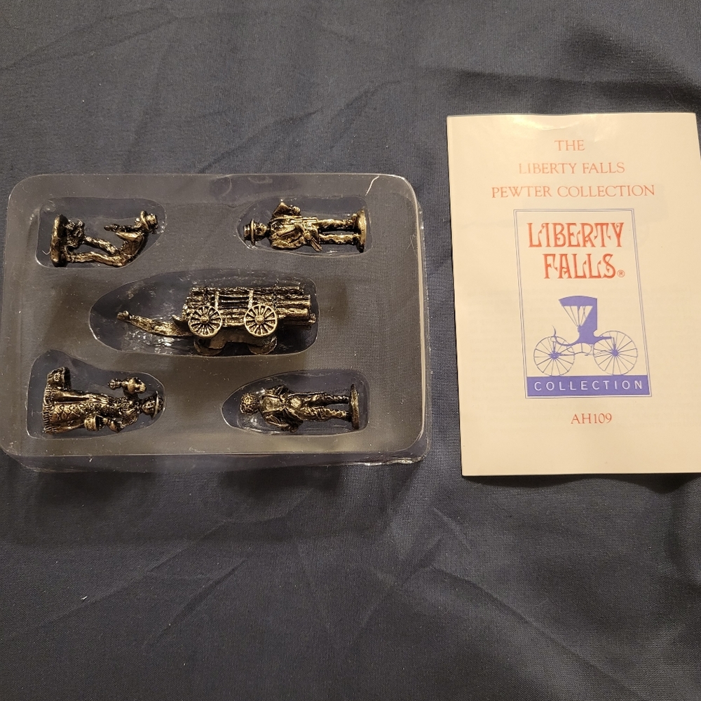 Liberty falls pewter collection NIB 1996 figurine set - Picture 2 of 8